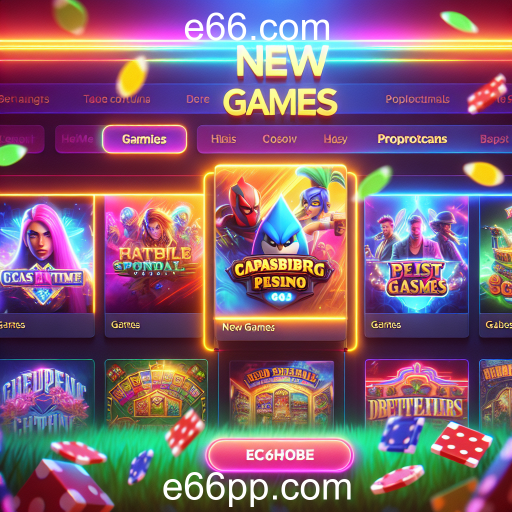 Descubra as Últimas Novidades na Categoria 'New Games' do e66.com